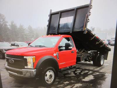 2017 Ford Super Duty F-550 DRW FLAT BED, DUMP TRUCK, 4X4, DIESEL