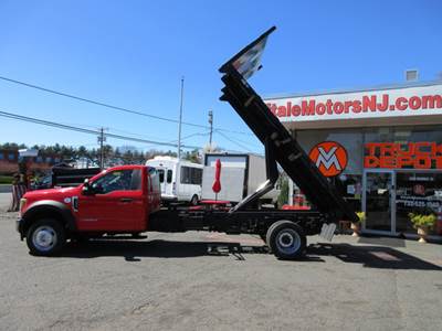 2017 Ford Super Duty F-550 DRW FLAT BED, DUMP TRUCK, 4X4, DIESEL