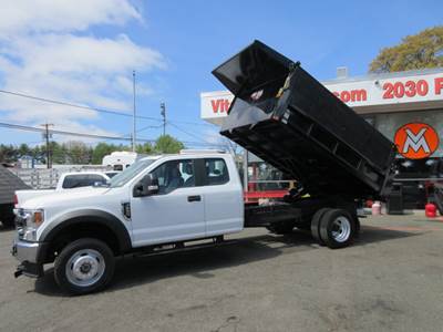 2022 Ford F550- SUPER CAB DUMP TRUCK, SNOW PLOW XL