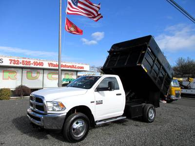 2014 RAM 3500 DUMP TRUCK, CHIPPER TRUCK, PLOW