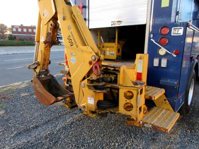 2011 Freightliner M2 106 Medium Duty TRUCK MOUNTED BACKHOE, SERVICE BODY TRUCK