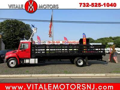 2016 Hino 338 26' STAKE BED,  FLAT BED TRUCK