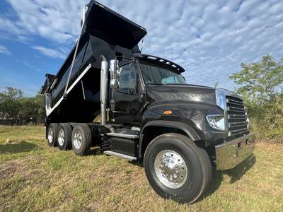 2019 Freightliner 114SD Tri-axle Dump Truck - Logan 16 FT Demo Dump Body