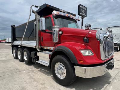 2022 International HX620 Tri-axle Dump Truck - Ox Bodies STAMPEDE 16 FT Dump Body