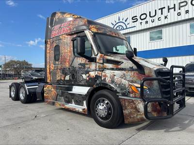 Freightliner Cascadia 116 Sleeper Semi Truck - 48" Mid Roof Sleeper, Detroit 450HP