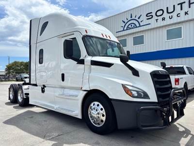 Freightliner Cascadia 126 Sleeper Semi Truck - 72" Raised Roof Sleeper, Detroit 455HP