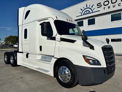Freightliner Cascadia 126 Sleeper Semi Truck - 72" Raised Roof Sleeper, Detroit 455HP