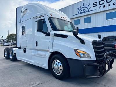 Freightliner Cascadia 126 Sleeper Semi Truck - 72" Raised Roof Sleeper, Detroit 455HP