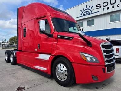Freightliner Cascadia 126 Sleeper Semi Truck - 72" Raised Roof Sleeper, Detroit 455HP