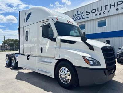 Freightliner Cascadia 126 Sleeper Semi Truck - 72" Raised Roof Sleeper, Detroit 455HP