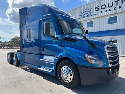 Freightliner Cascadia 126 Sleeper Semi Truck - 72" Raised Roof Sleeper, Detroit 455HP