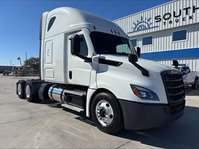 Freightliner Cascadia 126 Sleeper Semi Truck - 72" Raised Roof Sleeper, Detroit 455HP
