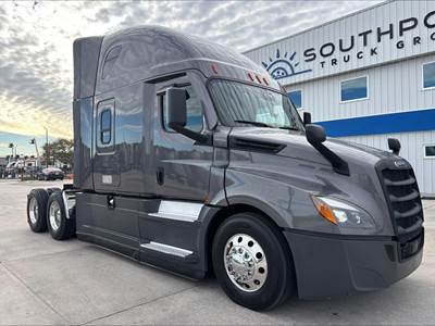 Freightliner Cascadia 126 Sleeper Semi Truck - 72" Raised Roof Sleeper, Detroit 455HP