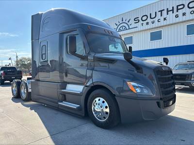 Freightliner Cascadia 126 Sleeper Semi Truck - 72" Raised Roof Sleeper, Detroit 455HP