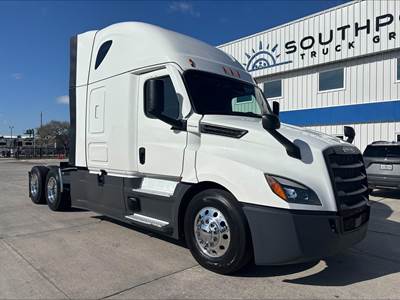 Freightliner Cascadia 126 Sleeper Semi Truck - 72" Raised Roof Sleeper, Detroit 455HP