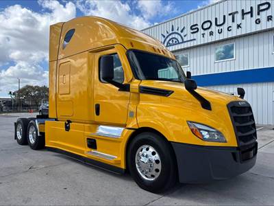 Freightliner Cascadia 126 Sleeper Semi Truck - 72" Raised Roof Sleeper, Detroit 455HP