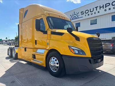 Freightliner Cascadia 126 Sleeper Semi Truck - 72" Raised Roof Sleeper, Detroit 505HP