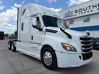 Freightliner Cascadia 126 Sleeper Semi Truck - 72" Raised Roof Sleeper, Detroit 455HP