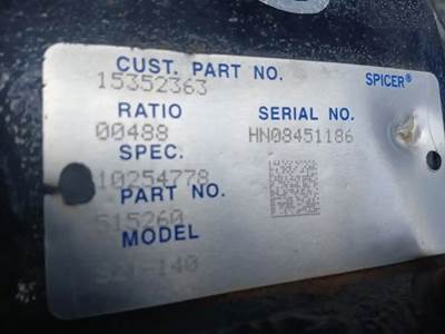 Spicer S21-140 Rear Differential for a 2025 LION6 ELECTRIQUE
