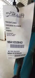 Freightliner Cascadia 125 Left Door for a 2013 Freightliner CASCADIA PX125064S