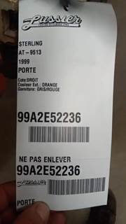 Sterling Right Door for a 1999 Sterling AT-9513