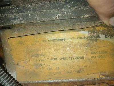 Caterpillar C15 Engine for a 2001 Western Star 4964EX