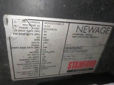 John Deere Engine for a 1995 Ford F-800