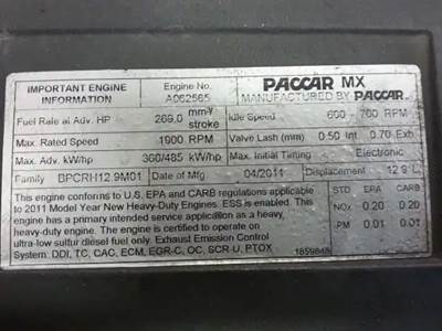 Paccar MX Engine