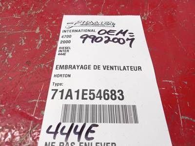 International Fan Clutch for a 2000 International 4700