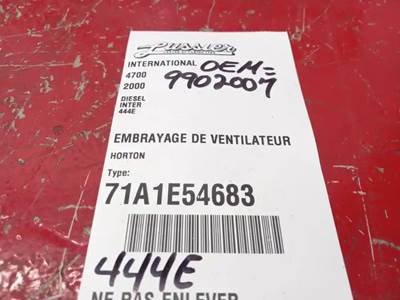 International Fan Clutch for a 2000 International 4700