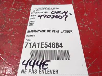 International Fan Clutch for a 2000 International 4700