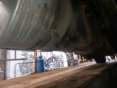 International HX620 Left Fuel Tank