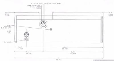 Kenworth T800 Right Fuel Tank