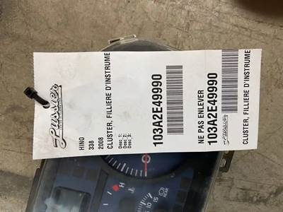Hino 338 Instrument Panel Cluster