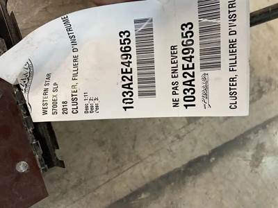 Western Star 5700EX SLP Instrument Panel Cluster