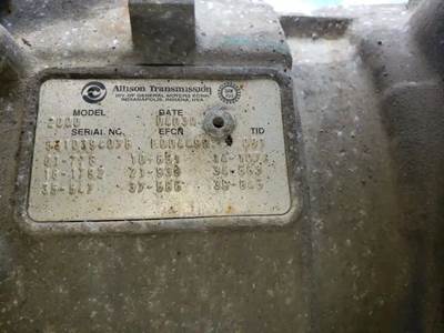 Allison 2000SERIES Transmission for a Aucune