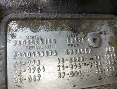 Transmission for a 2002 International 4300