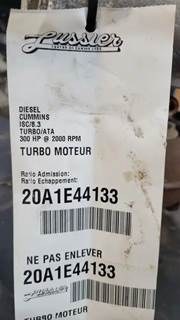 Cummins ISC 8.3 Turbocharger / Supercharger