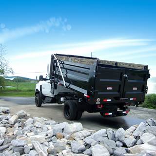 A-1 Metal 14' Standard Landscape Steel Dump Body