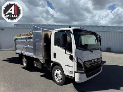 2026 Isuzu NPR XD 16,000 GVWR, 215HP Diesel with 14' Aluminum Landscape Dump Body