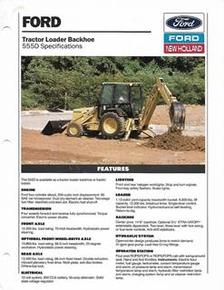Ford 555D Backhoe