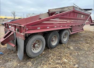 1986 Load King 3 AXLE Belly Dump Trailer