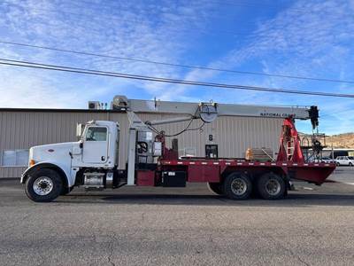 Peterbilt 365 18-Ton Crane Truck - 2014 NATIONAL 571E2 Crane, 10 Spd