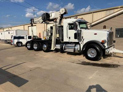 Peterbilt 367 20-Ton Crane Truck - 2014 NATIONAL 600E2 Crane, 50ft Reach, 18 Spd