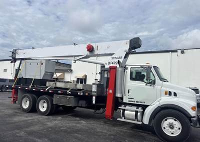 Sterling L9500 23.5-Ton Crane Truck - 2007 TEREX BT4792 Crane, 92ft Reach