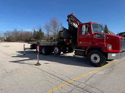 Western Star 4800-1 12-Ton Crane Truck - 2014 FASSI F385A.2.26 Knuckle Boom Crane, Automatic