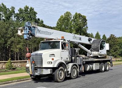 Western Star 4900 50-Ton Crane Truck - 2015 MANITEX 50155SHL Crane, 18 Spd