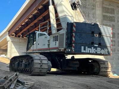 Link-Belt TCC-1100 110-Ton Crawler Crane