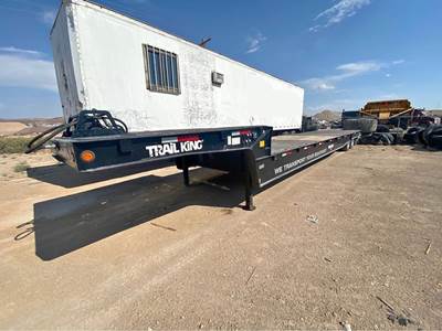 2015 Trail King 48 DROP DOVE TAIL Drop Deck Trailer
