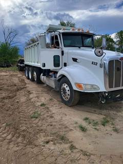 2013 Peterbilt 386 Tri Axle Dump Truck